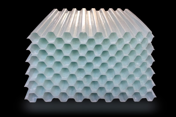 斜管填料，玻璃鋼斜管填料